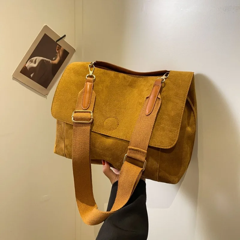 Sac à bandoulière rétro pour femme, salle d'irritation, sacs à main, sacs à main, fourre-tout, grande capacité, mode initiée, automne, hiver, nouveau