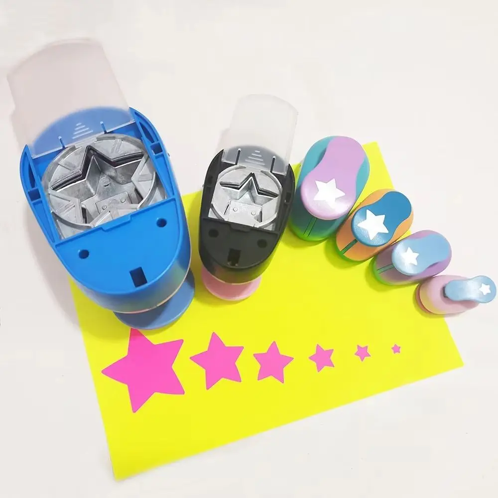 High Quallity 8-75mm Hole Puncher DIY Scrapbook Heart/Star Shaped Hole Paper Cutter Cards Making Handmade Embossing Device Gift