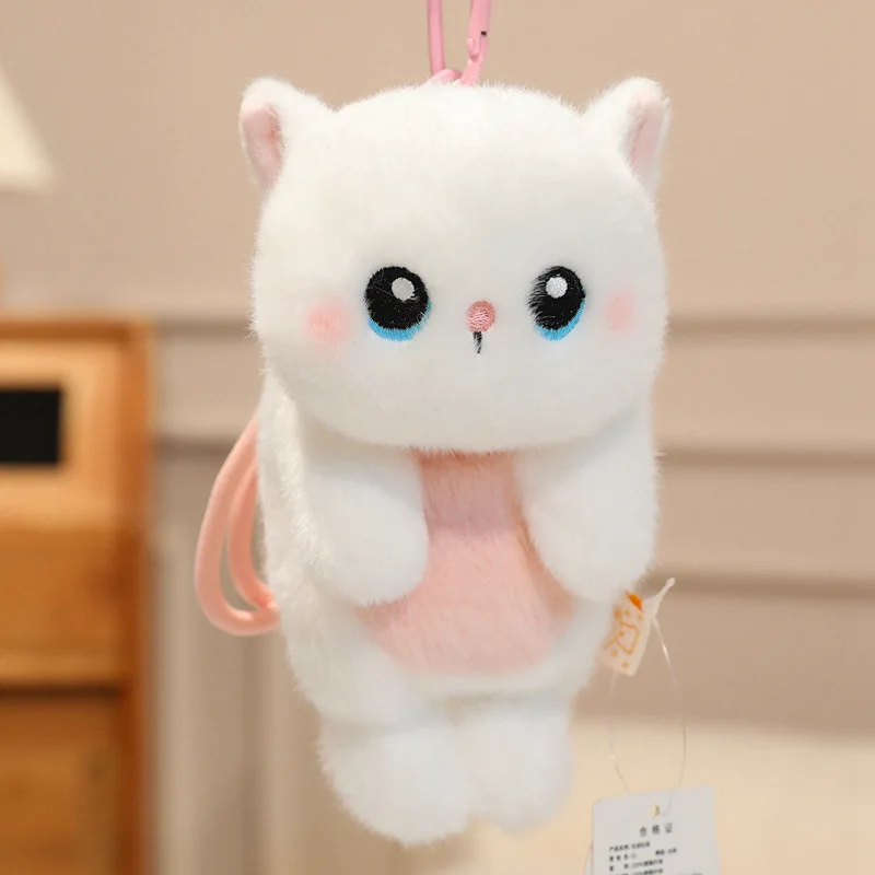 

Cute Plush Toy Keychain Pendant Creative Cartoon Animal Figurine Bag Hanging Ornament Birthday Gift For Girls