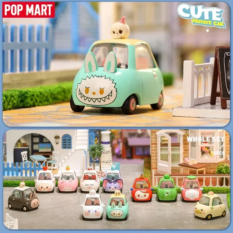 

POP MART POPCAR Cute Private Car Series Mystery Box Genuine Blind Box Guess Toys Bag Ornament Figurines Home Decor Desktop Dolls