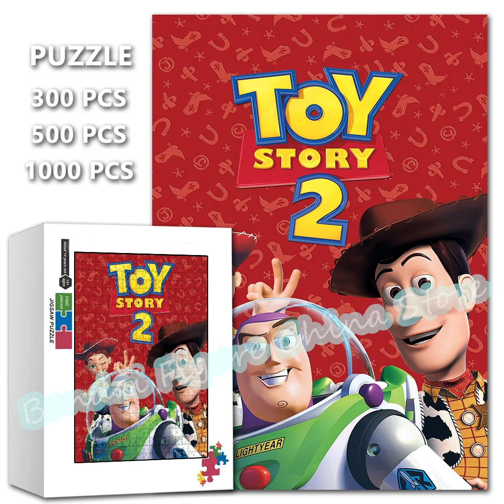 Brinquedos armazenamentos alívio do estresse quebra-cabeça disney dos desenhos animados woody figura impressão quebra-cabeças crianças brinquedos educativos inteligência jogo presentes