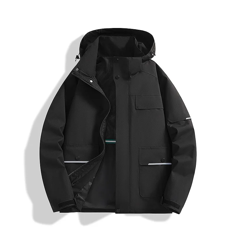 

Outdoor Jacket Fashion Windproof Waterproof Sport Coat Hooded Mountaineering Jacket