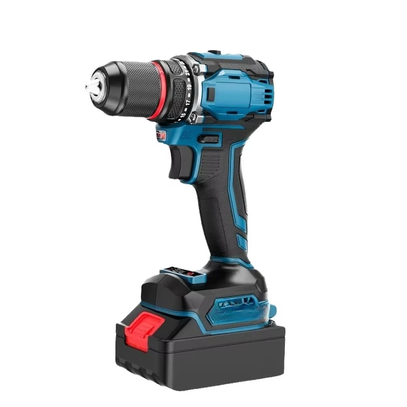 

Lithium battery drill set Two-speed screwdriver Cross-border household power tools