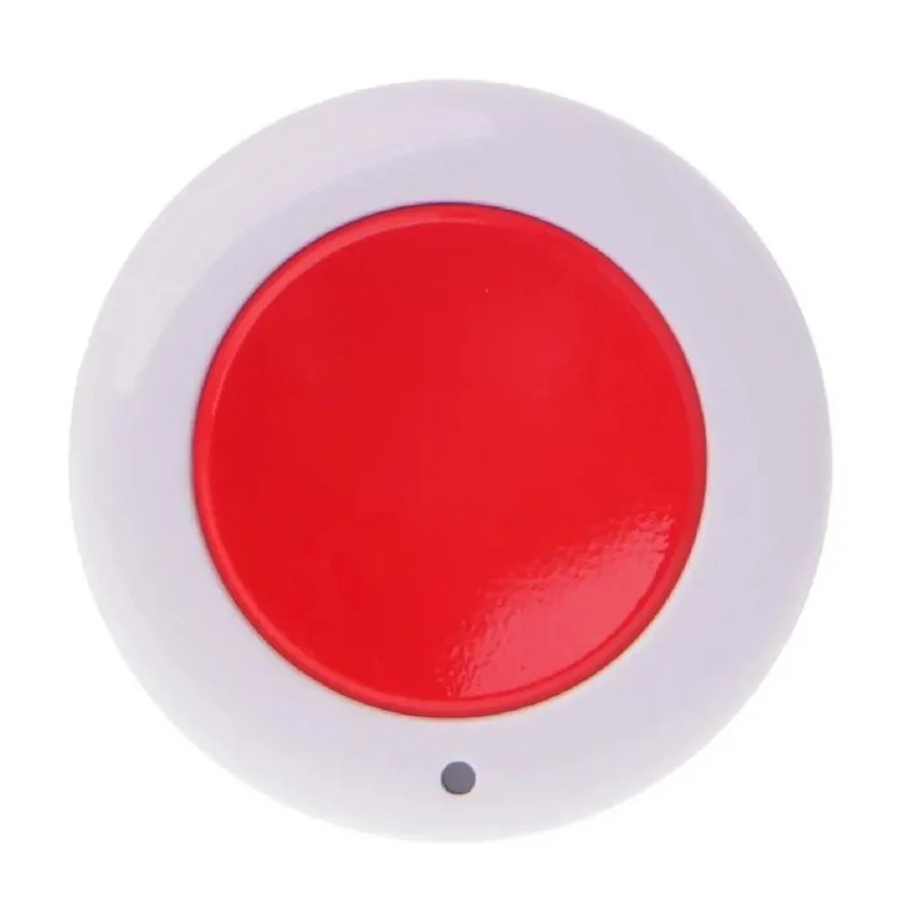 433MHz Wireless RF Remote Control Free to Stick Round Single Button Remote Control SOS No Drill Car Gate Remote Control