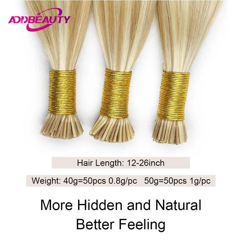 Rechte Maagdelijke Human Hair Extensions Itip Hair Human Hair Hoge Kwaliteit Dik Haar Einde Capsule Keratine Menselijk Haar 30%