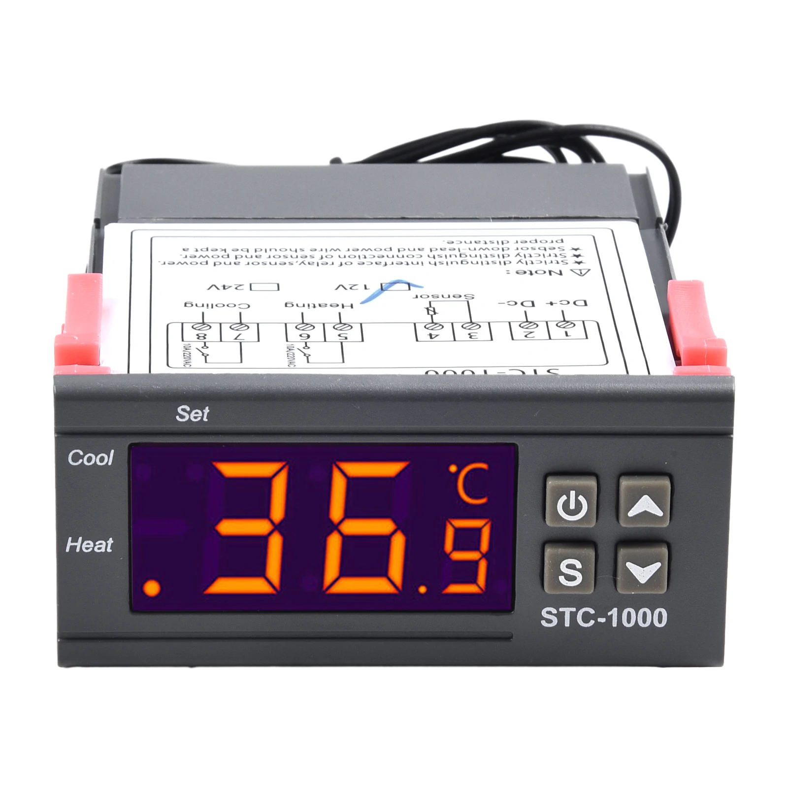 

Temperature Controller STC-1000 12V/24V/110V-220V Digital LCD Display Thermostat Home And Household Utility Tool Accessories