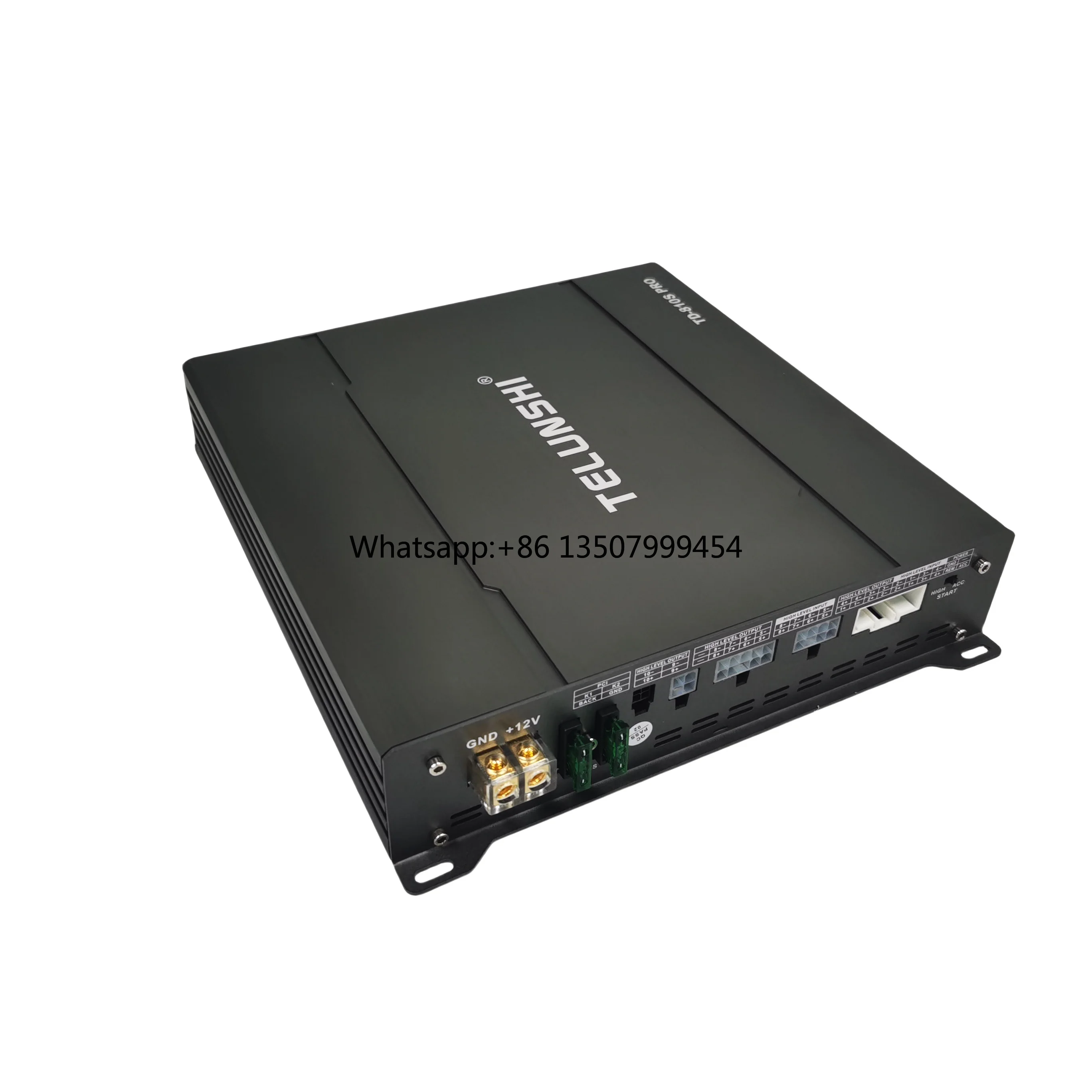 Manufacturers' Low MOQ Full Frequency Car DSP Amplifiers Class AB Audio Sound AMP Speaker Korean Combo with Crossovers