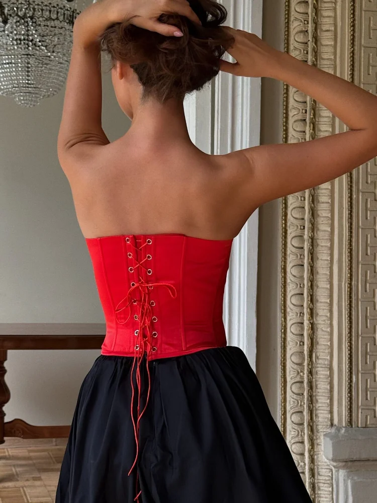 مثير المرأة أنبوب القمم الصلبة أكمام سليم نحيل مشد اقتصاص الأعلى 2025 عادية أنيقة الإناث حفلة سهرة حمالة سترة