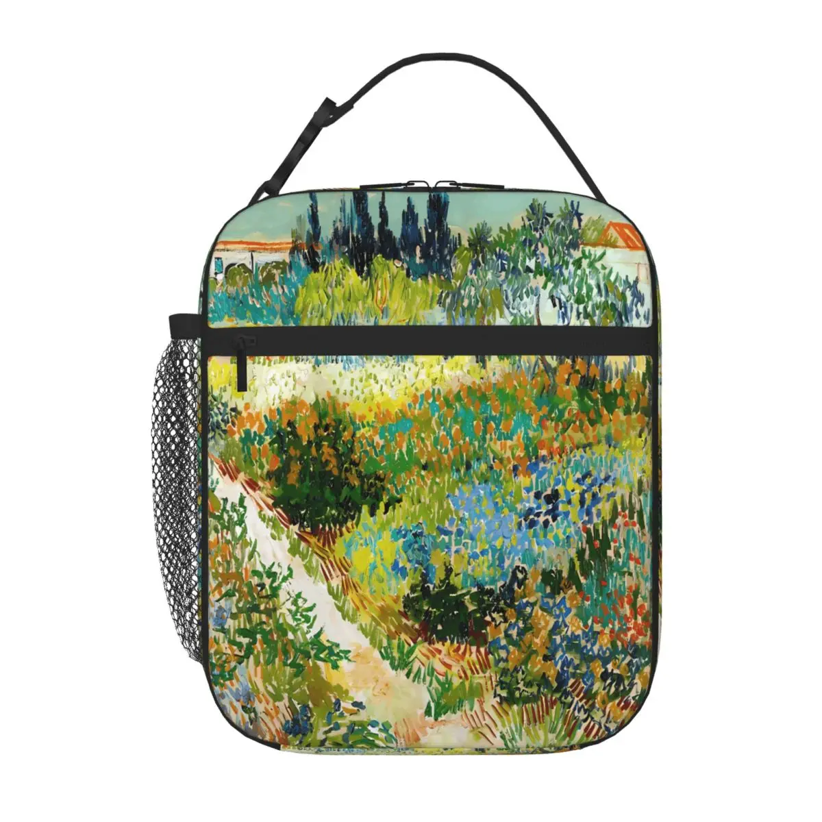 Bestselling 1888-Vincent Van Gogh-Garden At Arles Oxford Cloth Meal Prep Bag Hospital Visiting Canvas Lunch Bag