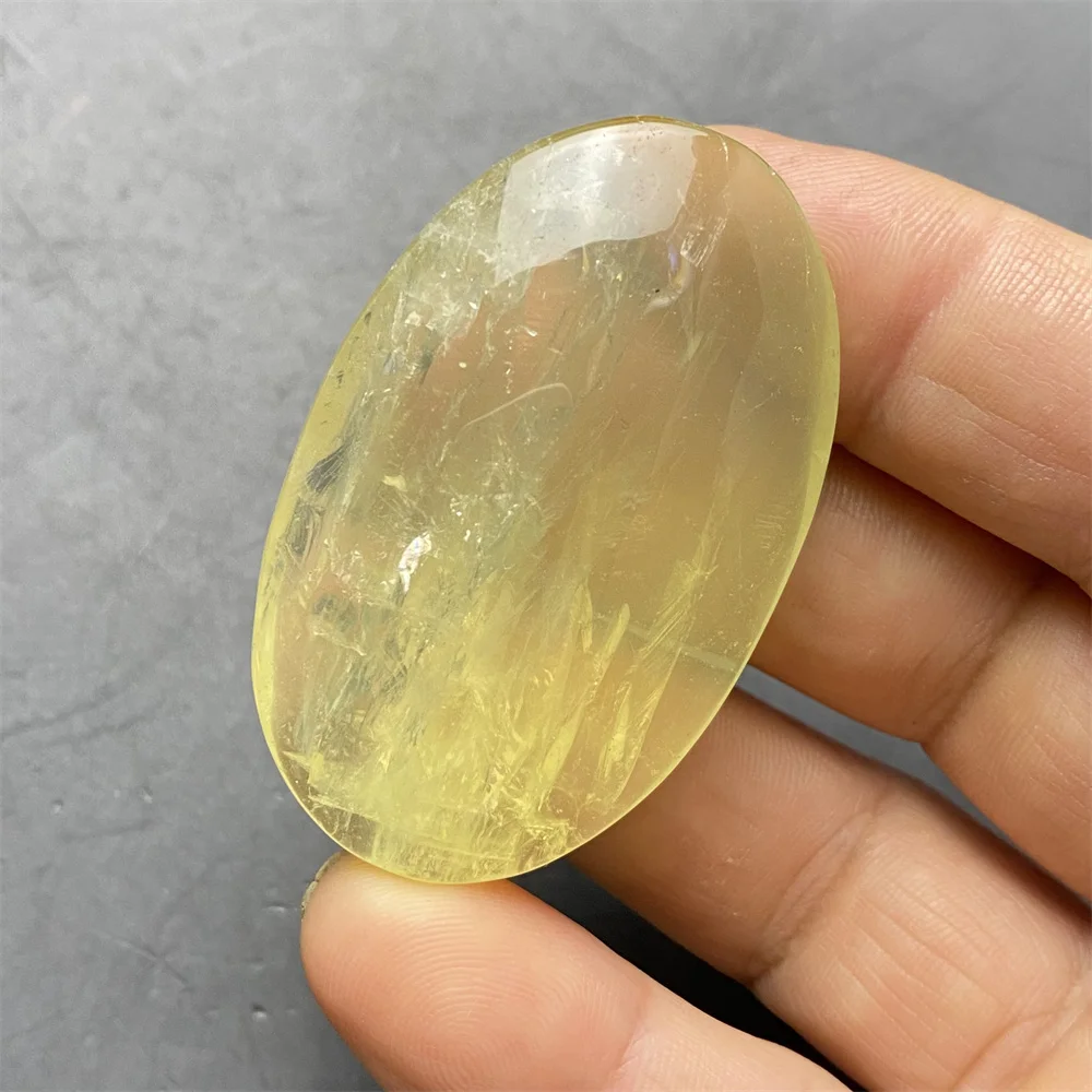 Natural Citrine Palm Polishing Toy  Hand Polished Magic Massage For The Whole Body  Home Decoration Ornaments  Holiday Gifts