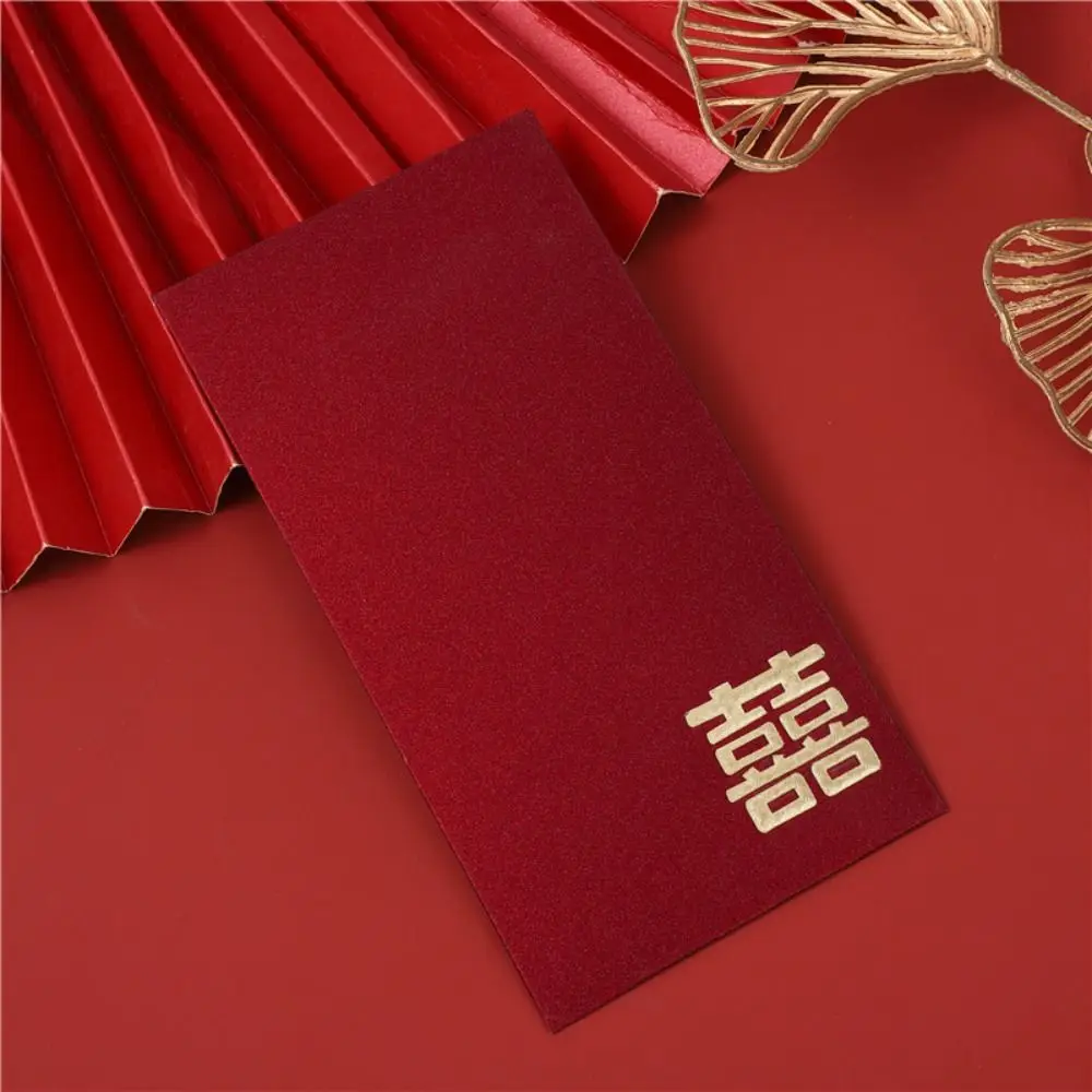 6pcs Creative Chinese Style New Year Red Envelopes Traditional Blessing Lucky Money Packets Hongbao Wedding Money Pocket Bonus