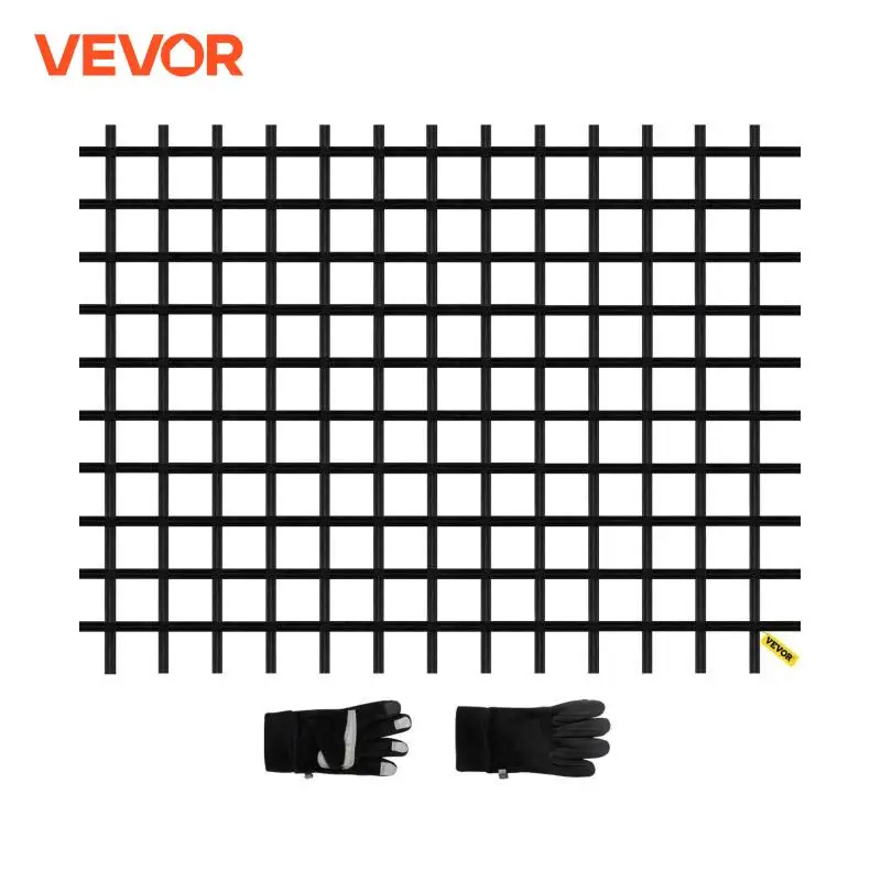 VEVOR Climbing Cargo Net Climbing Net 10' x 8'/8' x 4'/12' x 12'/11' x 6' Playground Rope Ladder Swingset Swings, Slides & Gyms