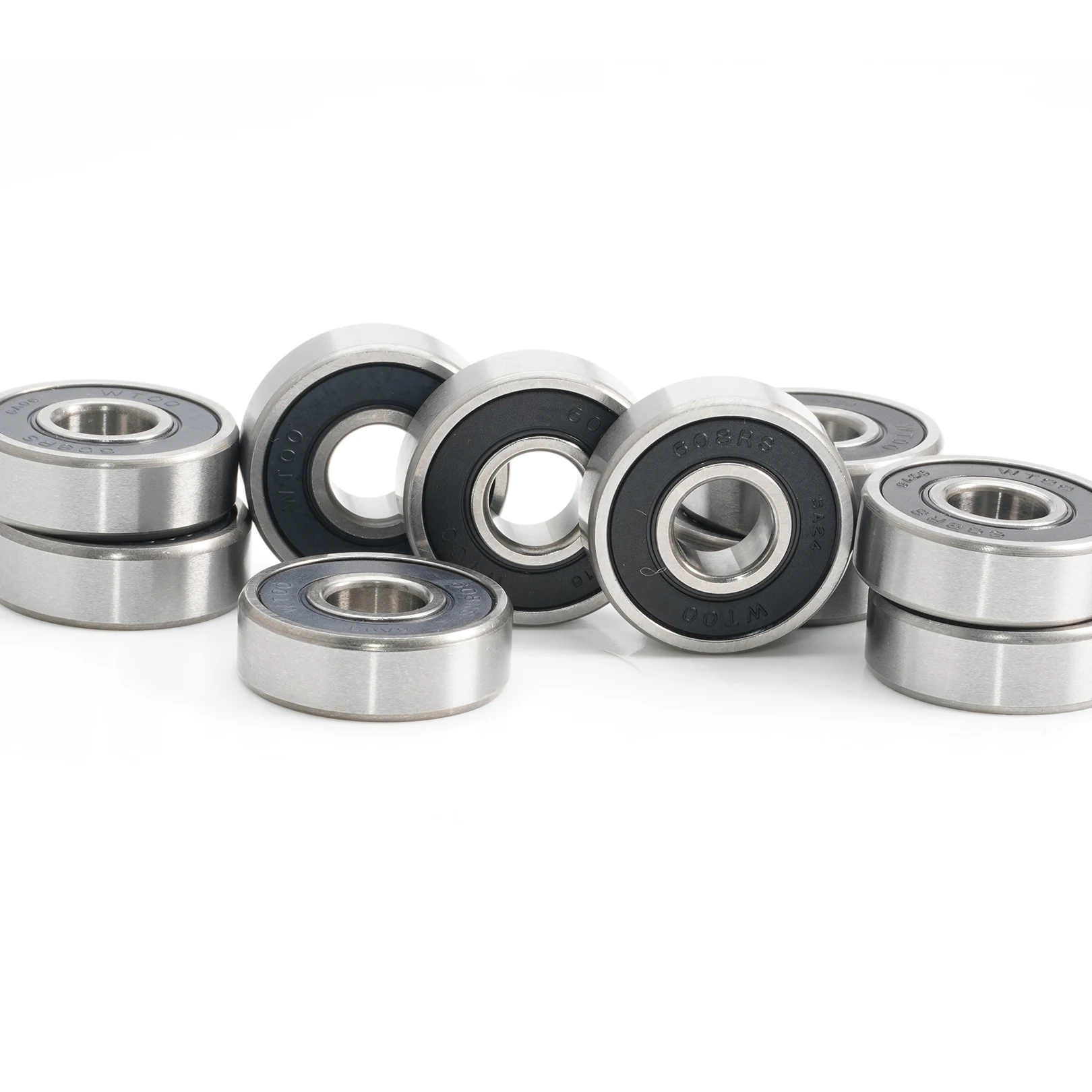 FUSHI 608 ZZ Bearing 8x22x7 mm 10Pcs 608ZZ RS 2RS Flange Handpiece Bearings For Strong Industrial Motors High Speed