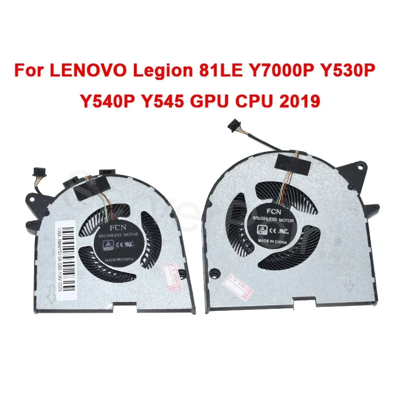 5V 0.5A 4Pin New DFS501105PR0T DFS200105200T FKTY DFS2001052Q0T For Legion 81LE Y7000P Y530P Y540P Y545 CPU GPU Fan