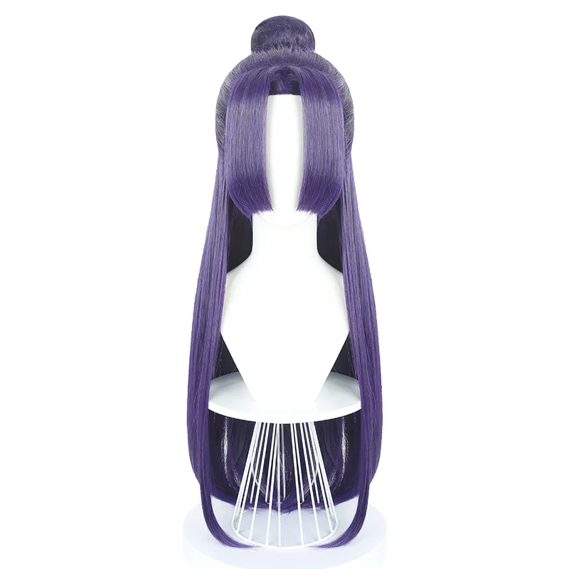 วิกผมยาวสีม่วงแบบมีผมช่อพองติดหูแมว รุ่น Whisper Of The Drug Girl ของ Renshi Cosplay