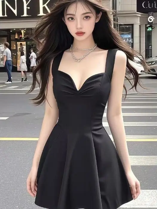 Dimagrante a vita alta V-Ne Midi Dr Donna Estate New Sle Ele A-Line Dr Or Strapl Dr First Love Dr