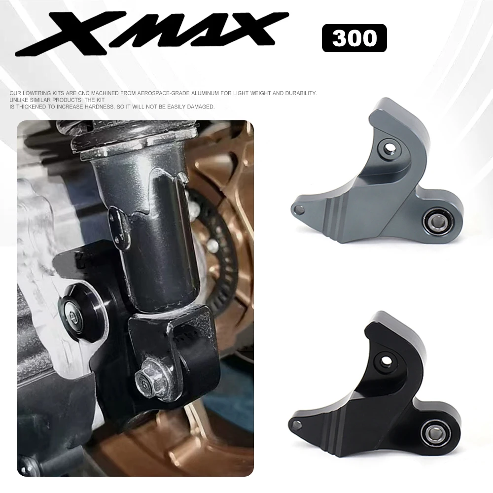 

XMAX300 2021-2024 2023 Motorcycle Rear Lowering Kit Lowering Link Kit For YAMAHA X-MAX 300 XMAX 300 Rear Shock Body lowered by