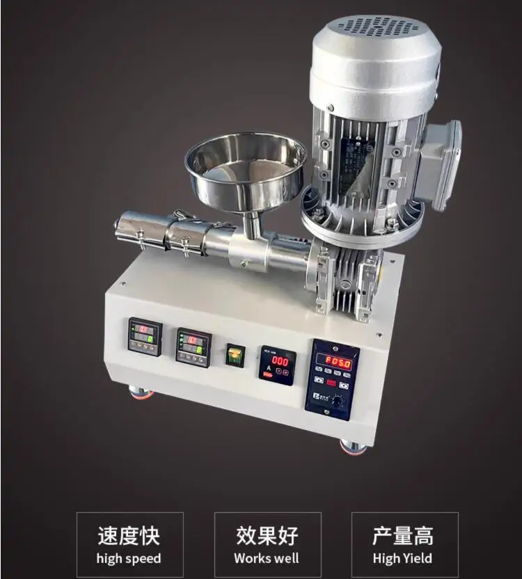 laboratory Miniature plastic Extruder machine, plastic particles powder 3D printed line Single screw Extruder Desktop