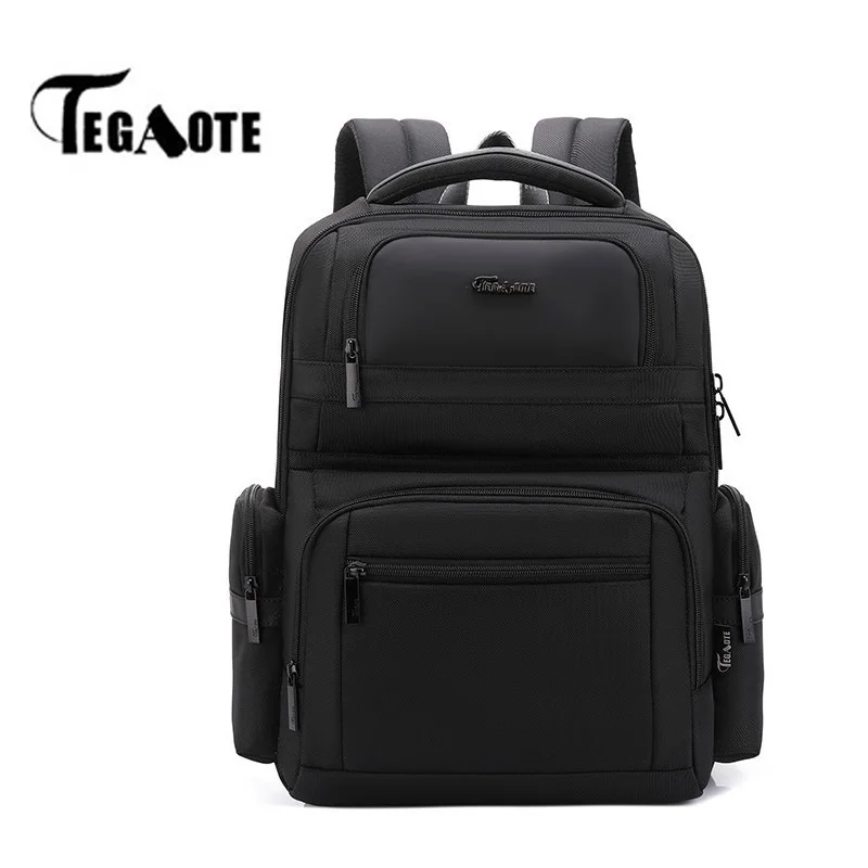 Men's Urban Backpack Business Travel Backpack 40x20x25 Ryanair Black Bags for Men Laptop Mochila Impermeable USB Chargering