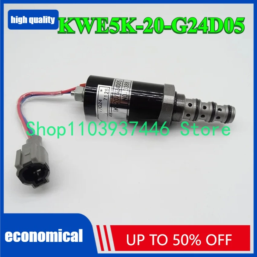 

KWE5K-20-G24D05Высококачественный гидравлический электромагнитный клапан экскаватора HD820-2 KWE5K-20-G24D05 для поворотного двигателя