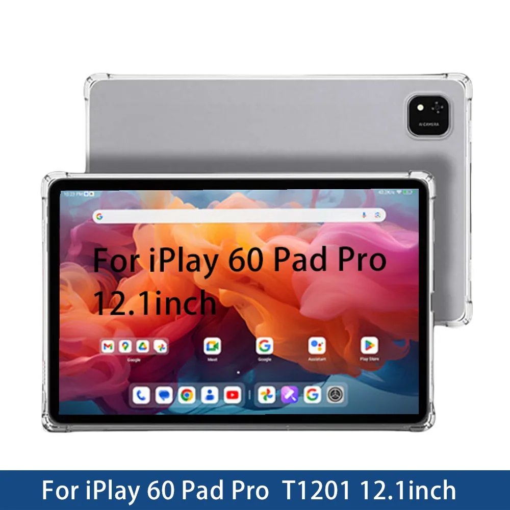 Case for Alldocube IPlay 60 Pad Pro 2024 Tablet 12.1'' Ultra Thin Clear Soft TPU Cover for Alldocube IPlay60 Pad Pro Tablet T120