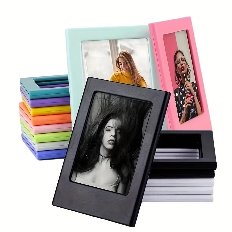 1/5 stücke Retro Magnetische Foto Rahmen für Fujifilm Instax 3 zoll Negative Album Display Halter für Küche Home Decor speicher Geschenke – Detail 15