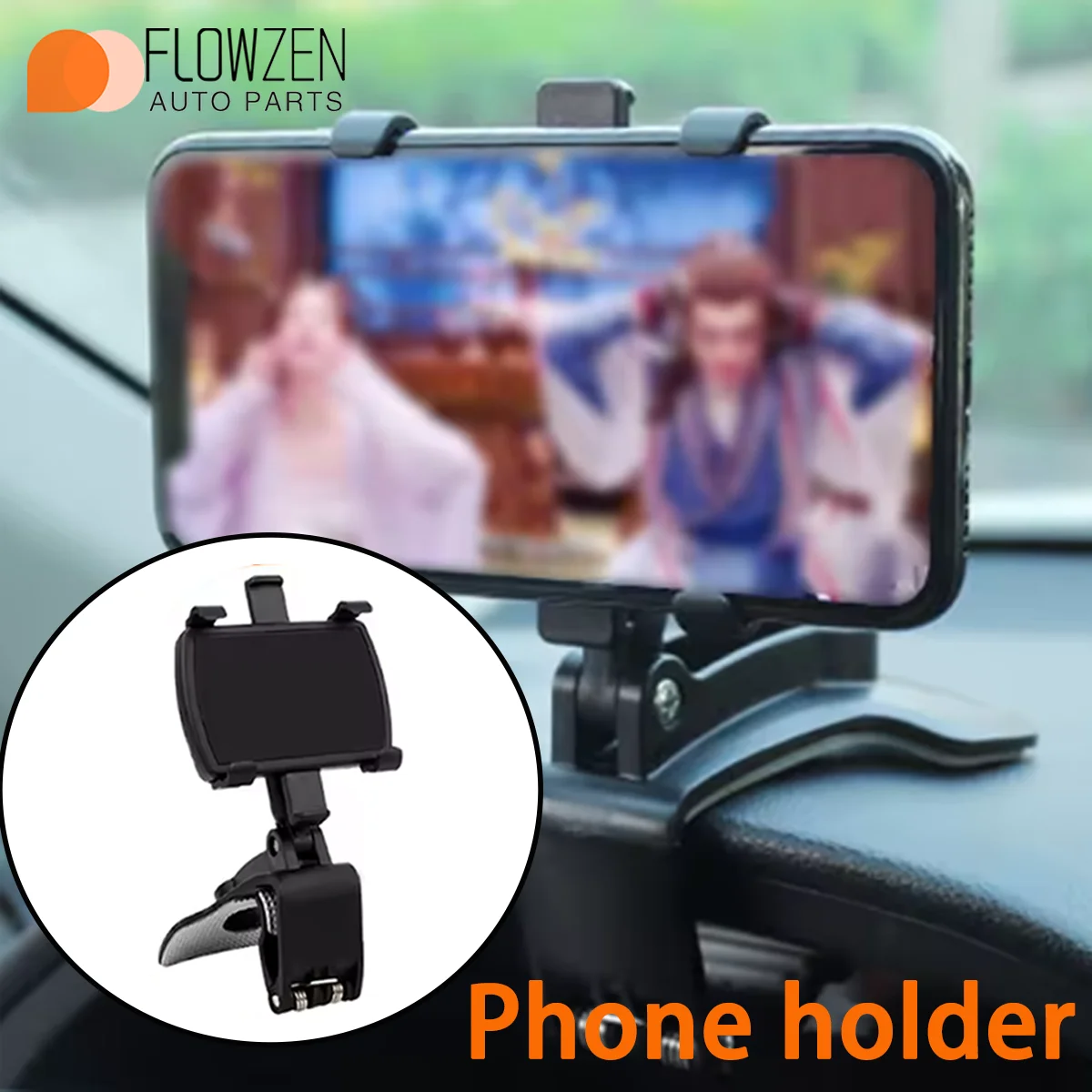 Adjustable Car Phone Holder Suitable For All Smartphones Multifunctional And Environmentally Friendly Car Dashboard Vent Holder