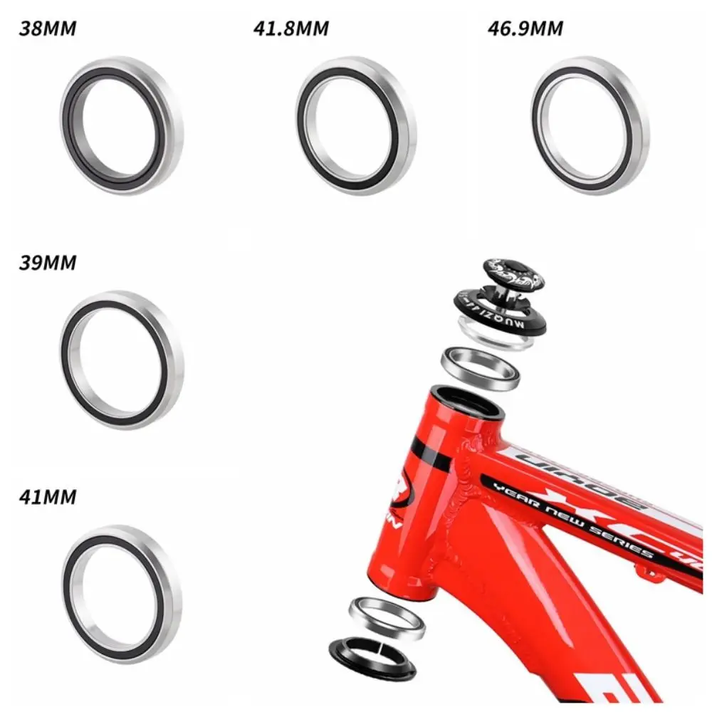 

Mountain Road Bike Steering Bearings Repair Parts 38/39/41/41.8/46.9/52MM Bicycle General Headset Cycling Accessories