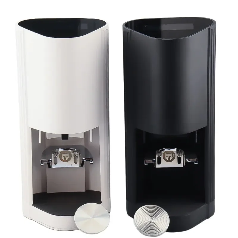 Arrival Black White Automatic Coffee Tamper Adjustable Pressure Commercial Electric Coffee Tamper Machine