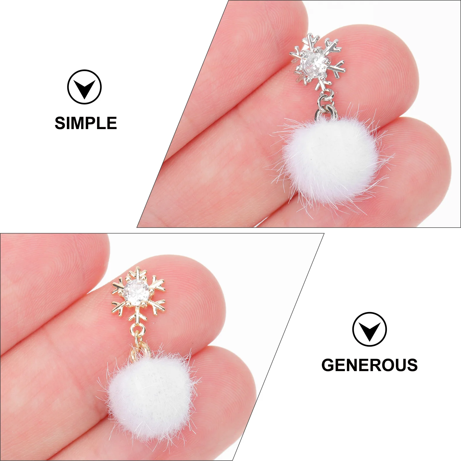 

4pcs Zirconia Art Accessories Art Accessories For Manicure Nail Ball Decor Fashionable Nail Ball Decor