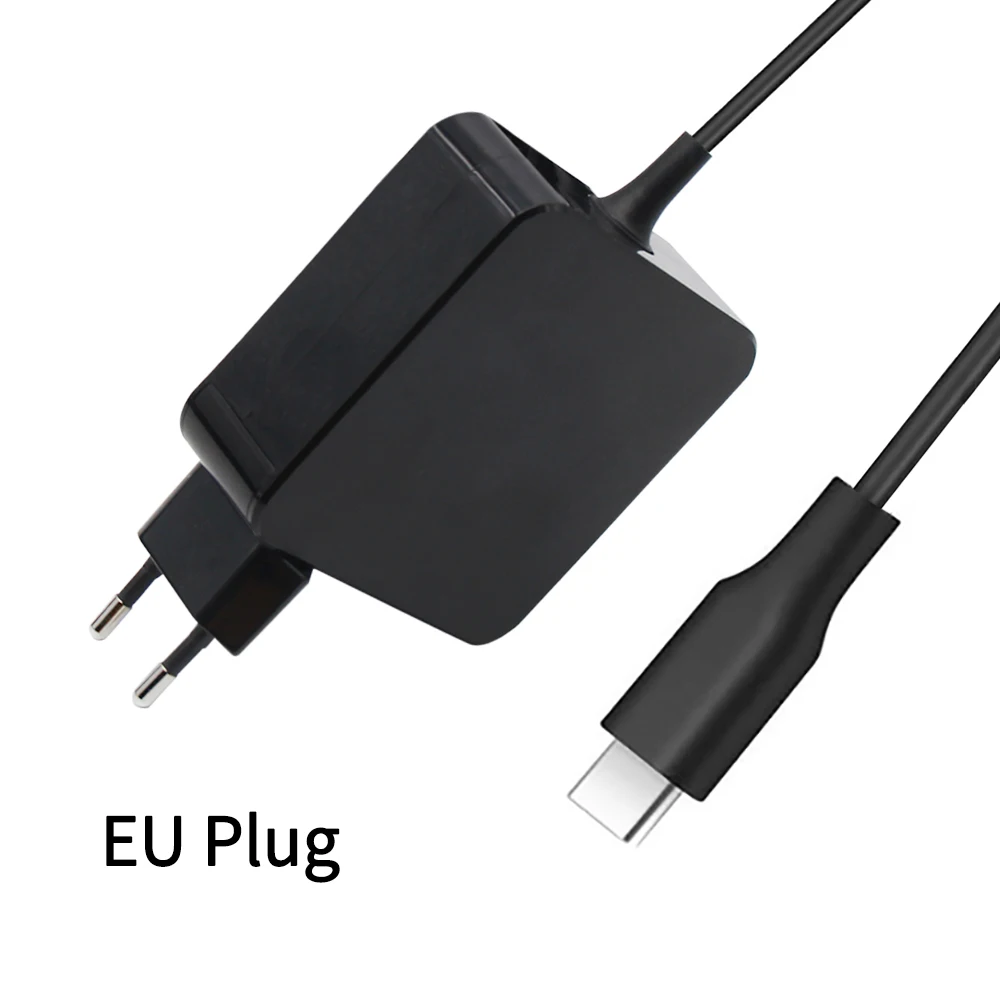 Adaptador de corriente multifunción, Cargador rápido para teléfono, MacBook, Lenovo, portátil y tableta, 65W, 20V, 3.25A, enchufe