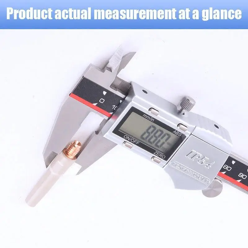 Welding Gun Nozzle with Non-Stick Coating for Slag Protection Copper0.8 1.0 1.2Noncontact Welding Slag Conduct Nozzle for Welder image 6