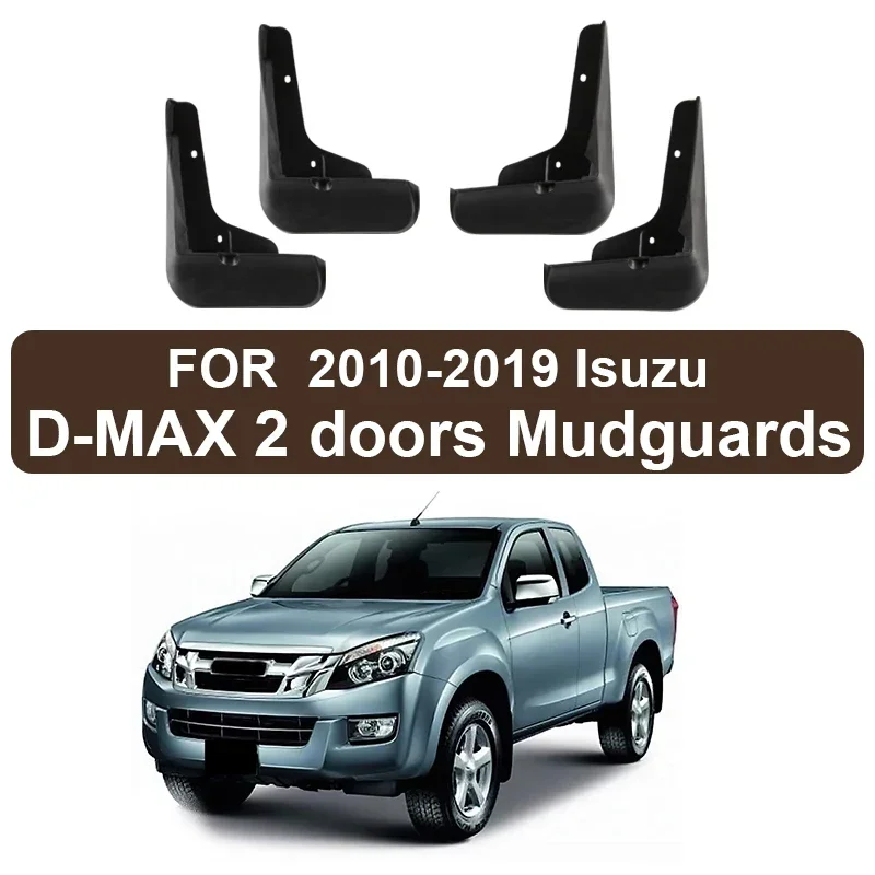 

Soft Mud For Isuzu D-MAX 2010-2024 Fender Mudguard Mud Flaps Guard Splash Front Rear Flap Mudguards Car Accessories