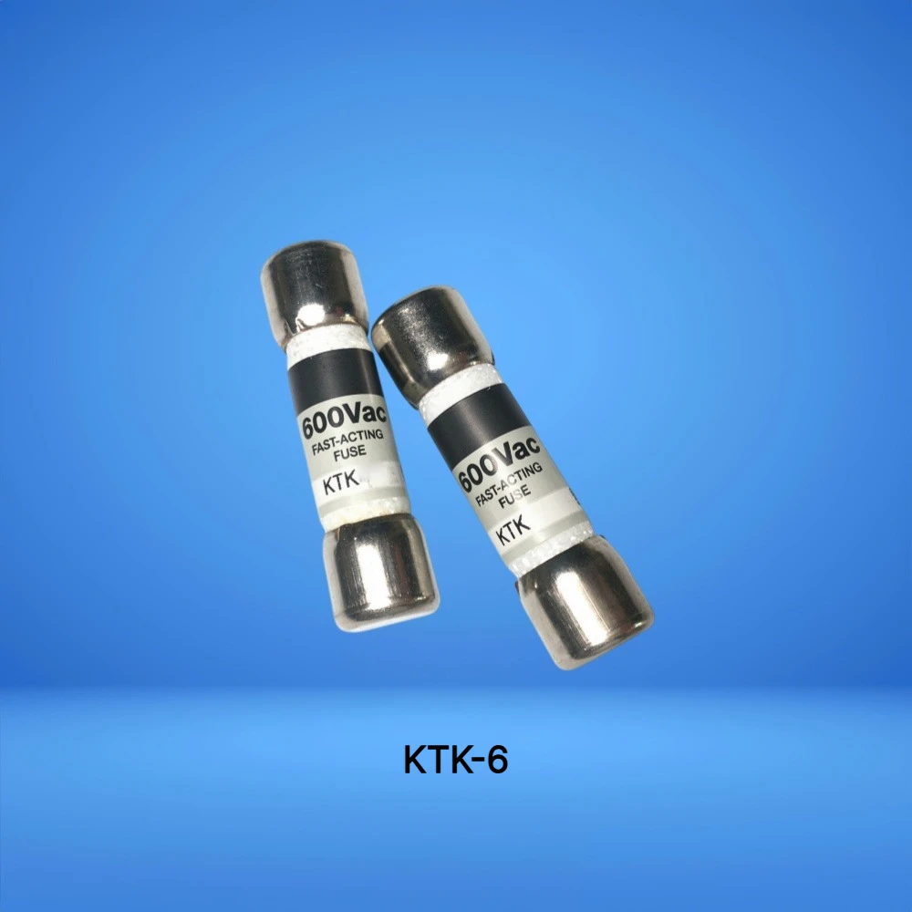 KTK-6 Fast Acting Cartridge Fuse, 6A 600V, 1 Pack OEM