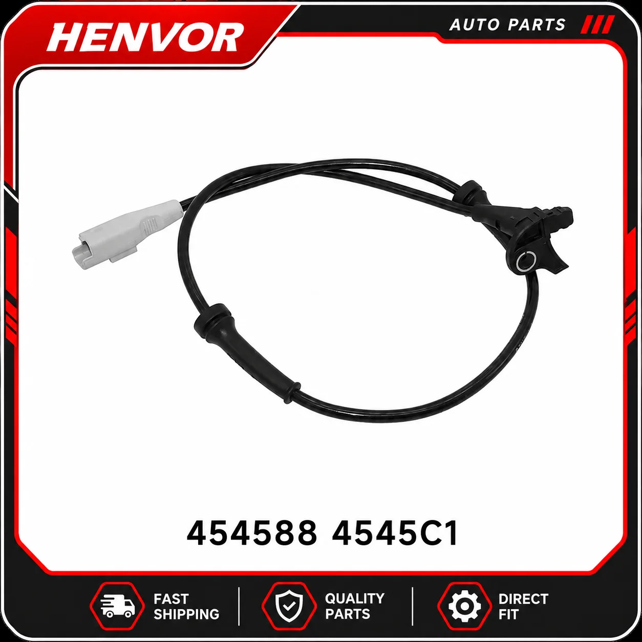 96353847 Front ABS Wheel Speed Sensor For Citroen C4 Lounge 3008 308 408 454588 4545K3 9635384780 4545C1 4545F5