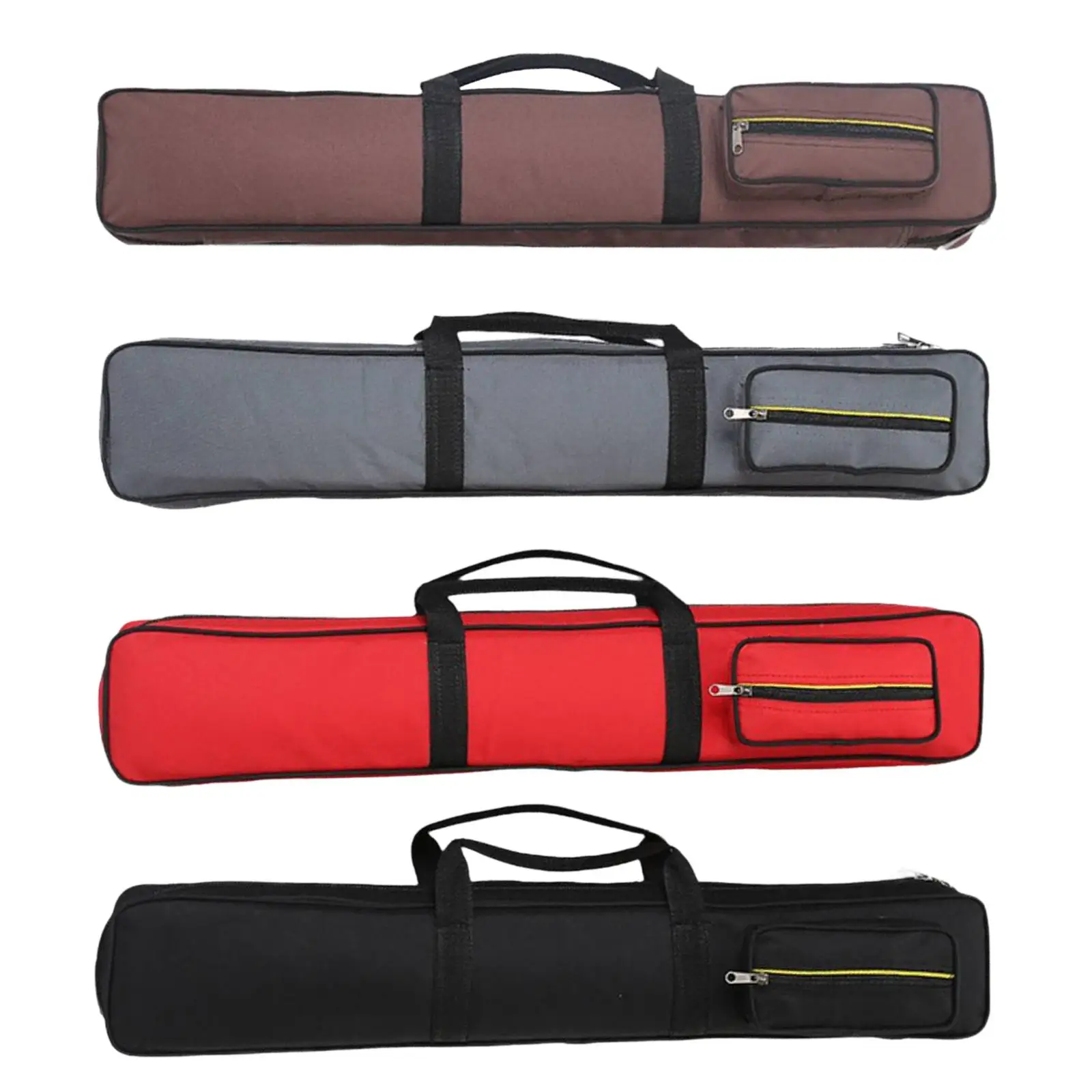 

8 Holes Billiards Durable Pool Cue Case Durable Cue Protective Snooker Cue Storage Pouch with Handle Billiards Accessories