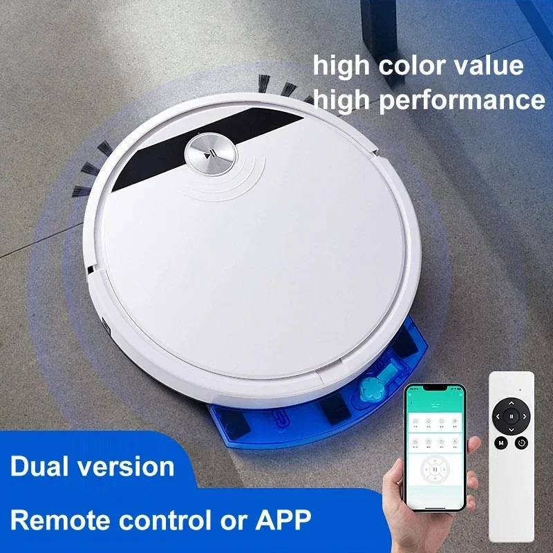 Robot aspirador inteligente RS800, 3 en 1, 2024 PA, con Control remoto y aplicación, supersilencioso, fregado en seco y húmedo, electrodoméstico