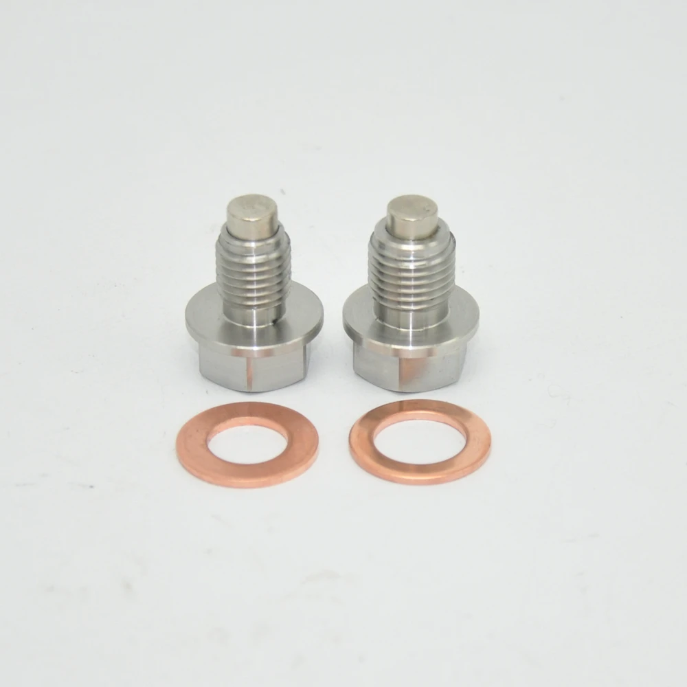 Stainless Steel Engine Oil Drain Plug Screw with Seal Ring M12X1.5,M12 x 1.75,M12x1.25,M14 x 1.5,14 x 1.25