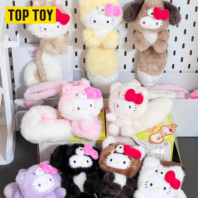 2026 Authentische TOPTOY Sanrio HelloKitty Healing Forest Serie Blindbox Trendiges Plüsch-Spielzeug Anhänger Geschenk Überraschungsspielzeug Auf Lager