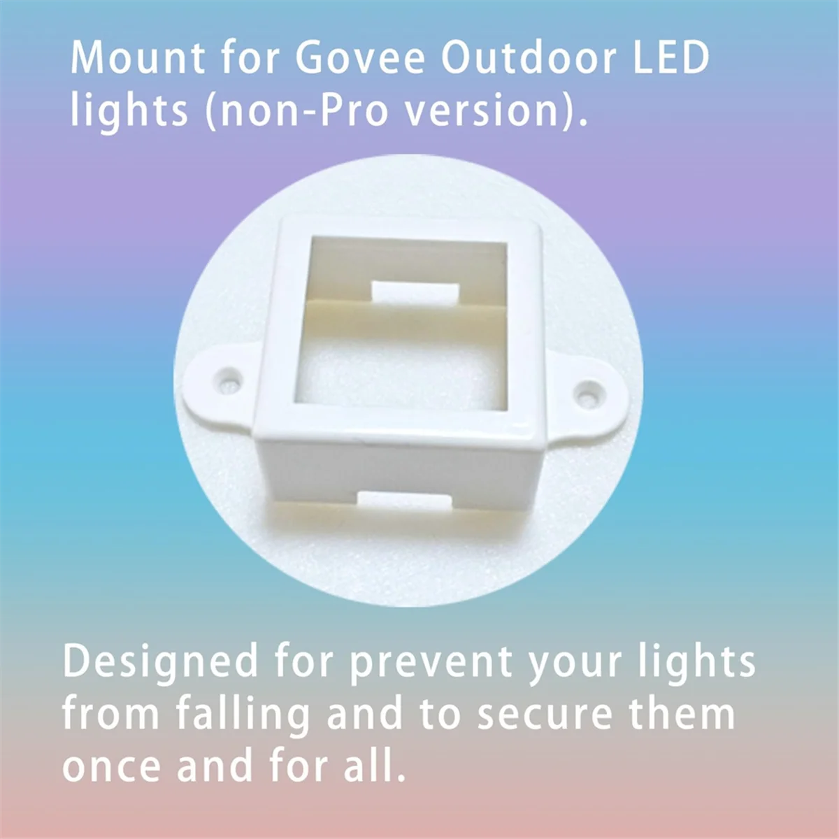 BAAQ 40 Pcs Mount for Outdoor LED Lights ,Outdoor LED Light Mounting Brackets for (Model H705) Outdoor Lights