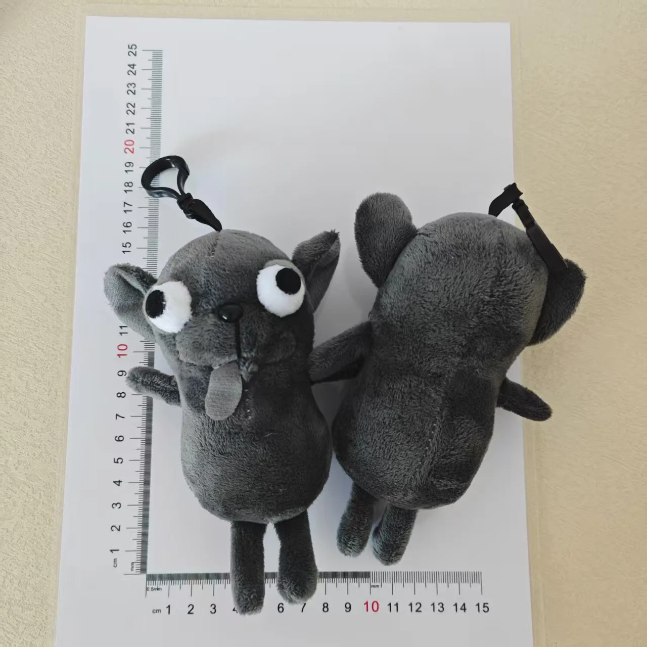 Animales de peluche Chihuahua llavero de peluche juguete colgante muñeco de Chihuahua de peluche Kawaii perro Chihuahua realista regalo de Navidad