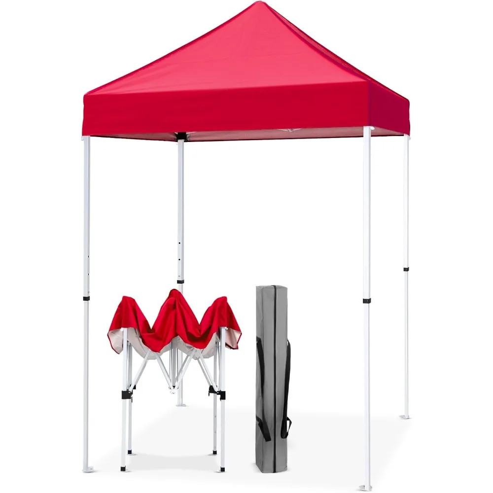 

5x5 Pop Up Canopy Tent Instant Outdoor Canopy Easy Set-up Straight Leg Folding Shelter