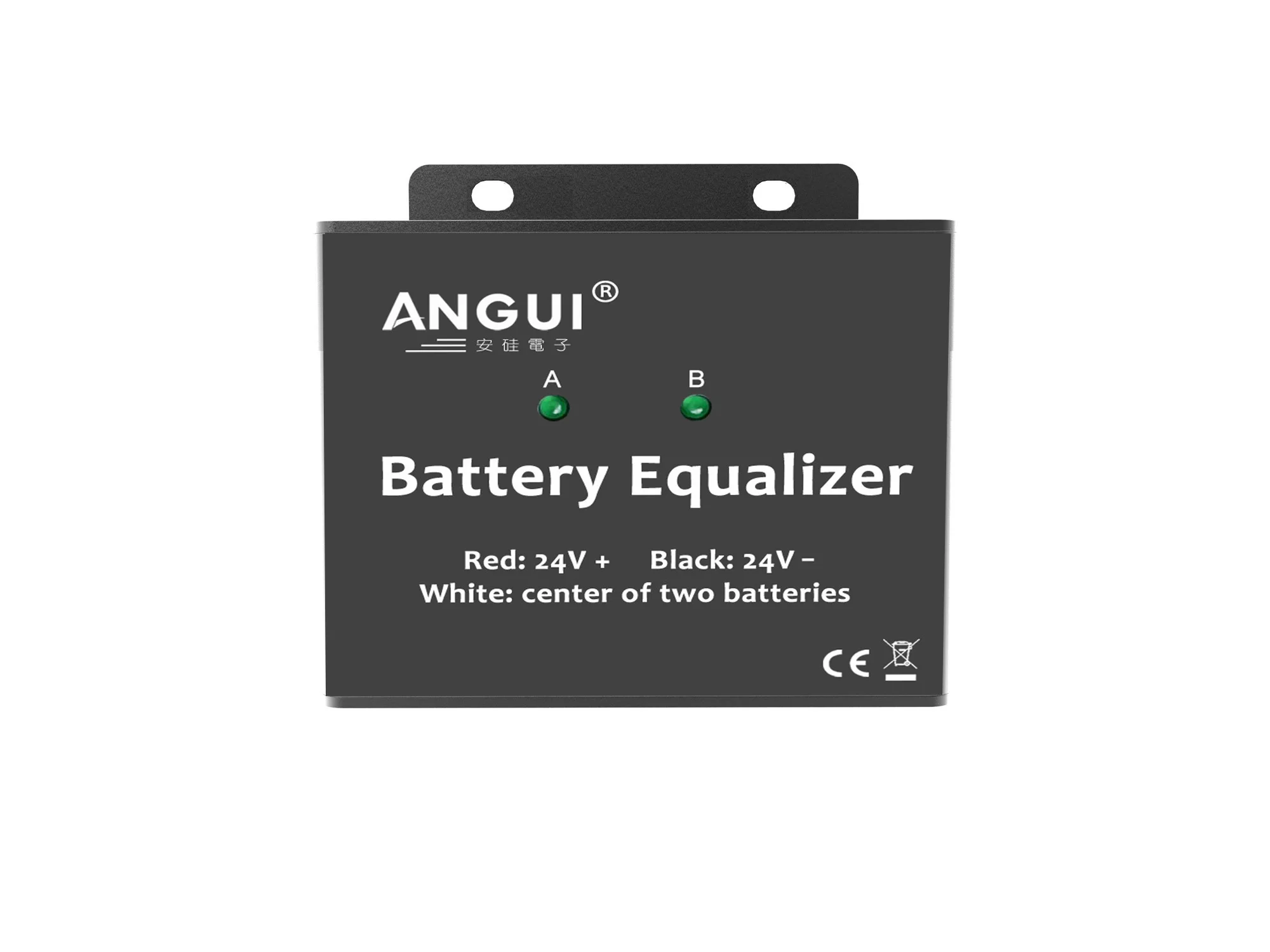 ANGUI FBA052S KBA052S Battery Equalizer LED Display 2 X 12V 24V  Lead Acid Gel Batteries Series Balancer 2S Active NCM 24V 25.6V