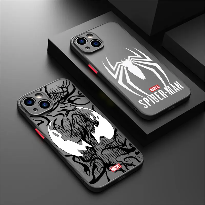 Heroes SpiderS-ManS VenomS Cool Phone Case For Samsung Galaxy S25 S24 S23 S22 S21 S20 S10 FE Note20 Plus Ultra Lite 5G Cover