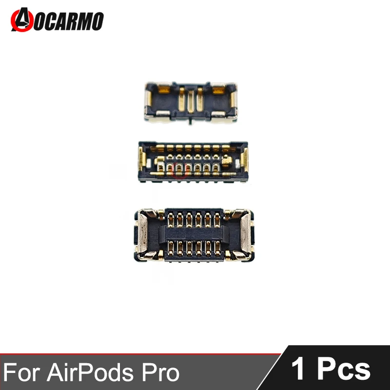 Aocarmo For Apple AirPods Pro Battery Case Box Compartment FPC Connector On Motherboard For Charging Port Flex Cable