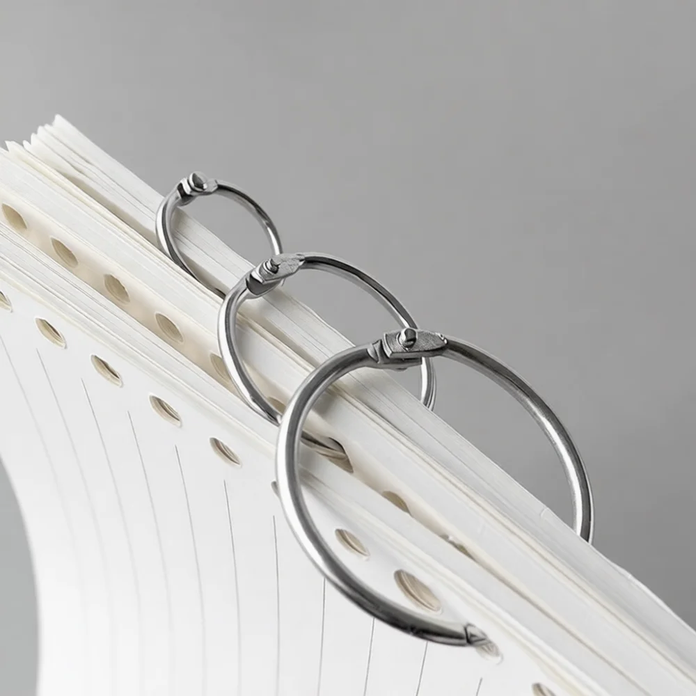 flexible-metal-loose-leaf-rings-for-fanyi-notebook-card-binding-clip-stationery-organizer-school-office-desk-accessory