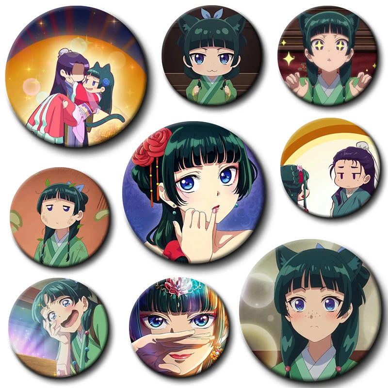 

Anime The Apothecary Diaries Pins Manga Kusuriya No Hitorigoto Brooches Jinshi Mao Mao Cartoon Badge Jewelry Gifts Accessory