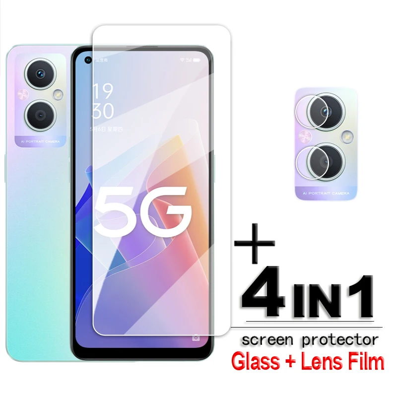 

For OPPO Reno7 Z 5G Glass For Reno8 Reno 7 Lite Tempered Glass 6.43 inch Transparent HD Screen Protector Reno8 Reno7 Z Lens Flim