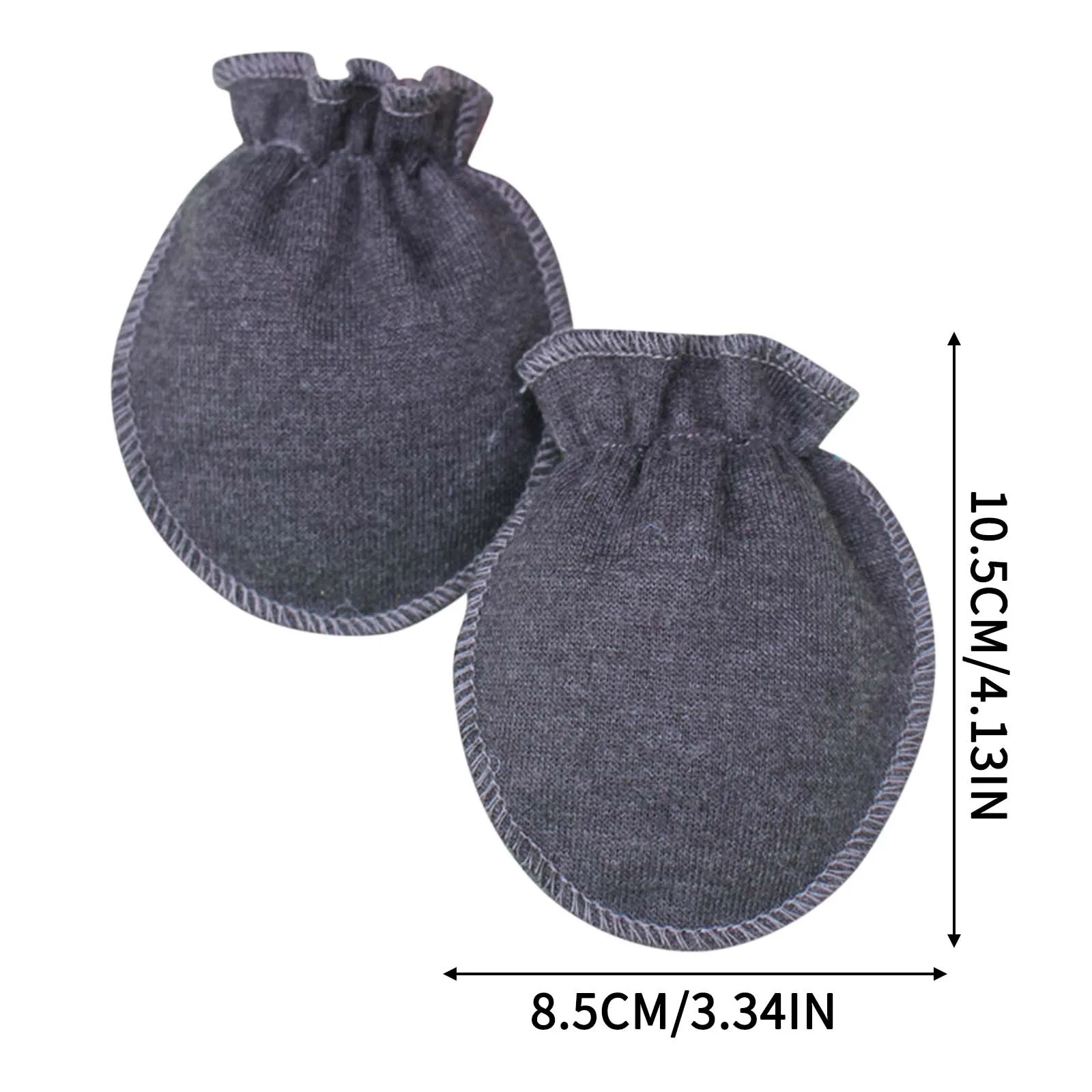 1 pair Newborn Baby Mittens Cotton Cartoon Soft Boys Girls Resuable Gloves 0-6M Baby Girl Boy Head Mittens Without Scratches