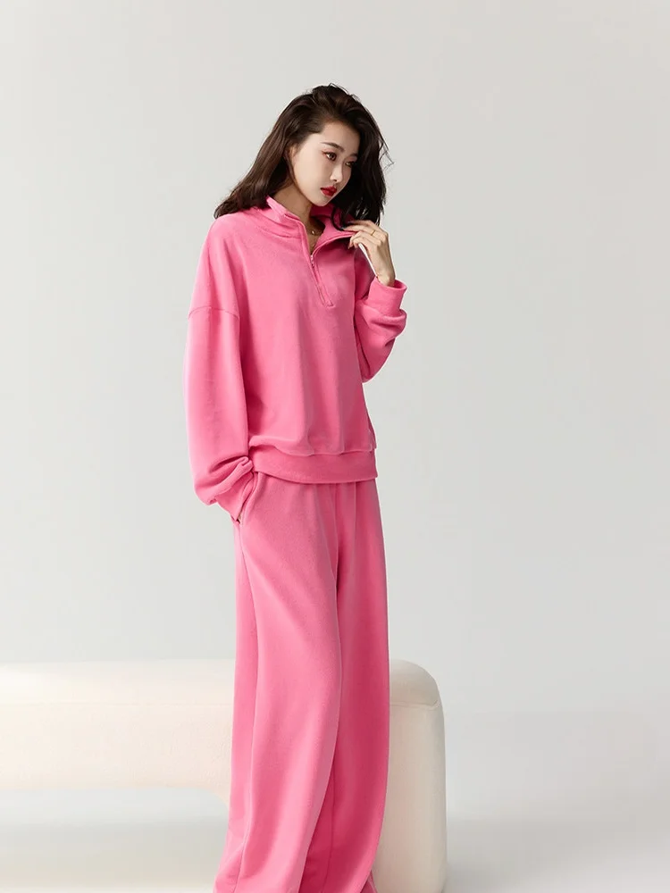 thiened-fce-spwear-donna-casual-sle-abbigliamento-per-la-casa-outdoor-indossabile-pigiama-lungo-sve-calore-confortevole-polieste